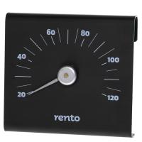Термометр Rento алюминиевый, черный Ренто